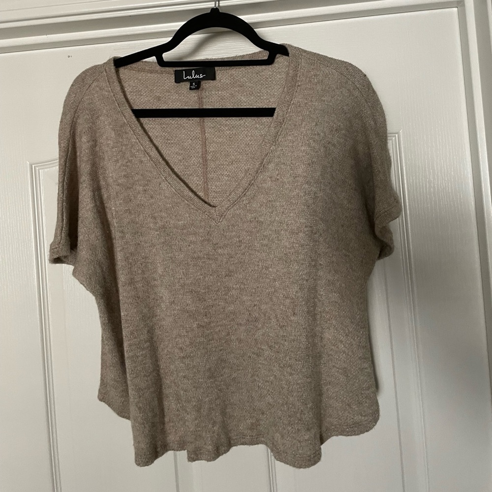 Lulus Short Sleeved Sweater Top
